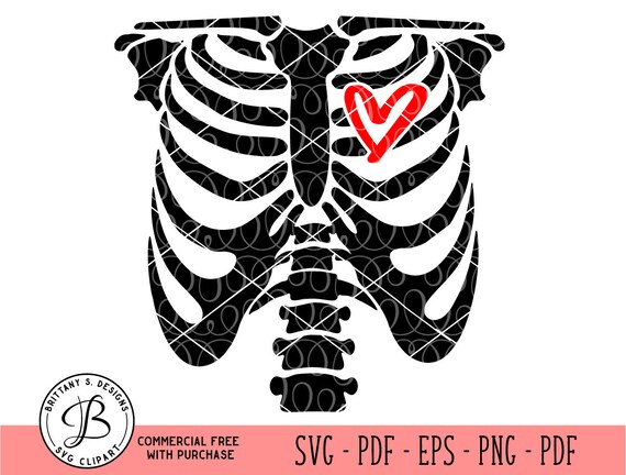 Download Skeleton Heart Svg Skeleton Svg Skeleton Cut File Skeleton Etsy