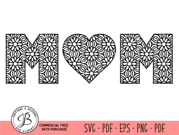 Download Mandala svg Mandala cut file Dxf Eps Png Mother's day | Etsy