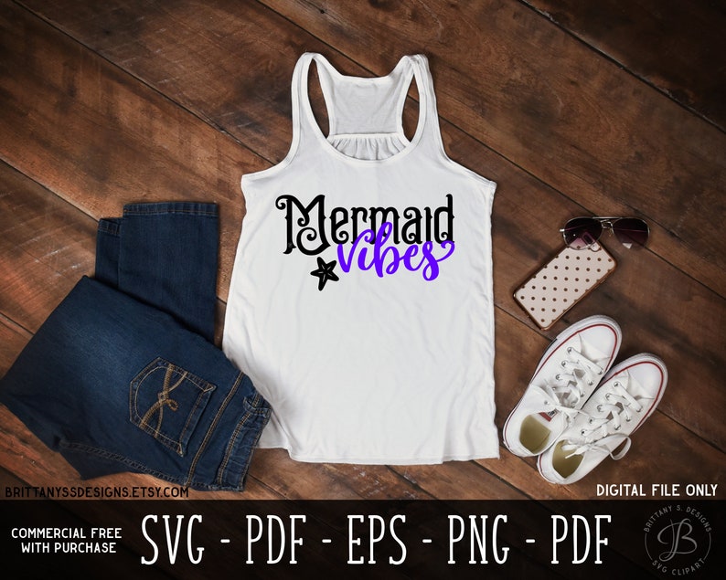 Download Mermaid Vibes SVG Mermaid SVG Summer SVG Summer vibes svg ...