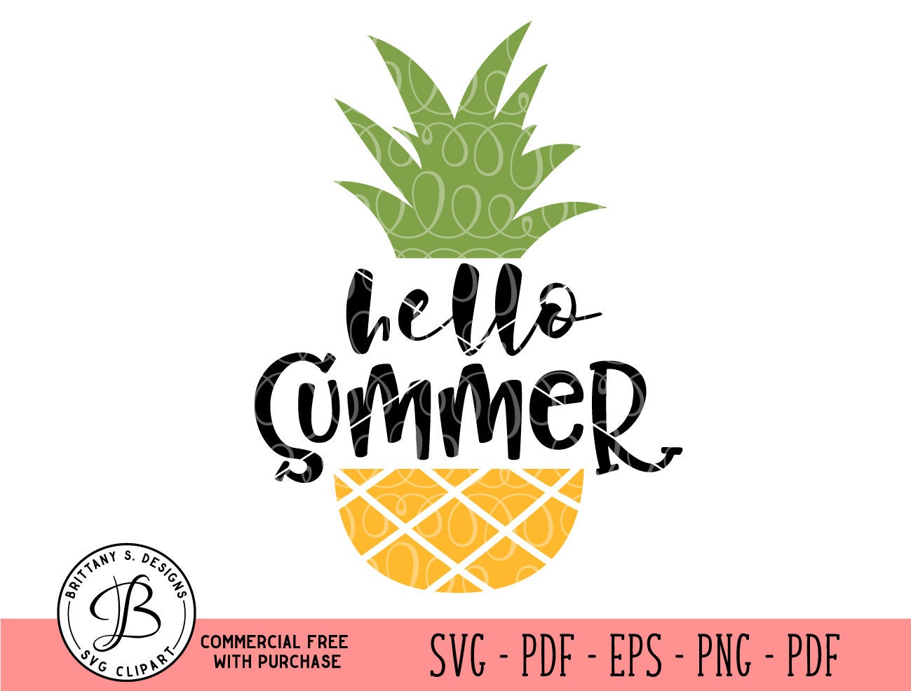 Download Hello summer svg Summer svg Pineapple svg Summer cut file ...