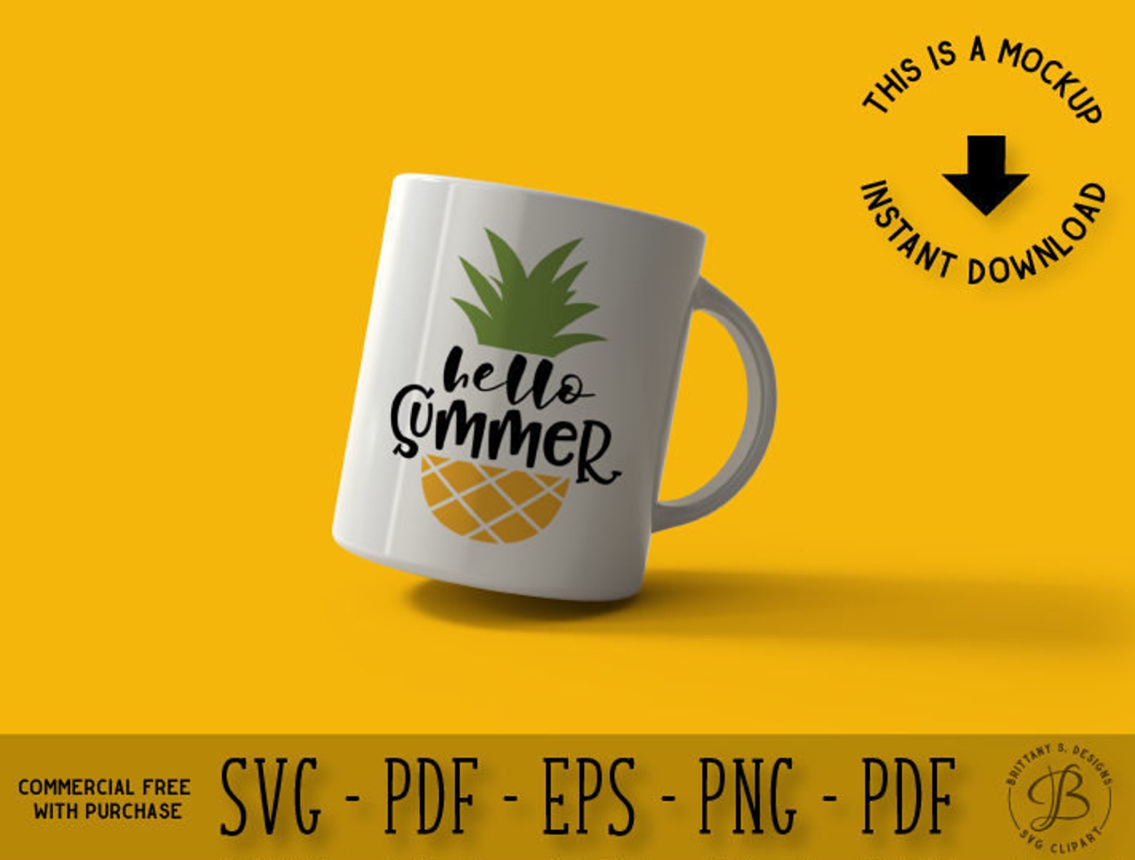 Download Hello summer svg Summer svg Pineapple svg Summer cut file ...