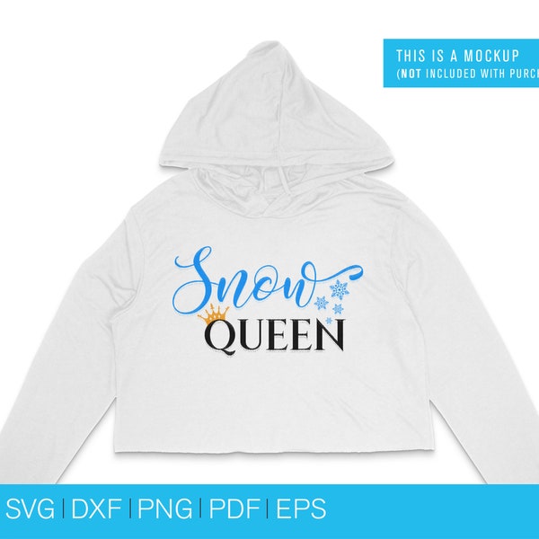 Snow queen SVG file, Christmas queen svg file, Snow queen cut files, winter lover svg, svg files