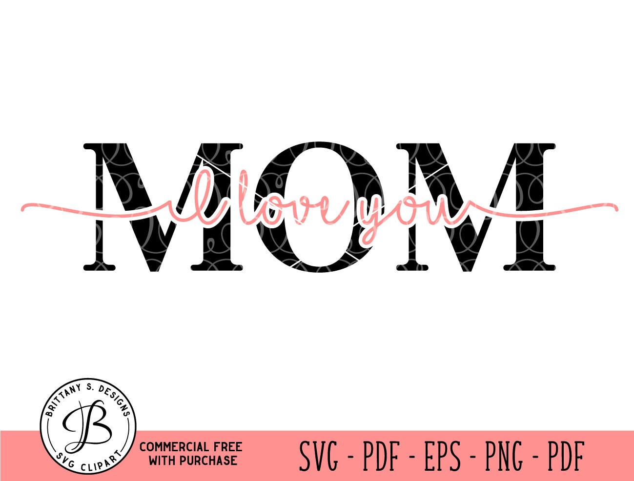 Download I love you SVG MOM SVG love mom svg mothers day svg mom | Etsy