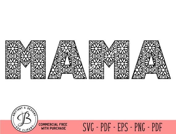 Download Mama SVG PNG DXF Mama svg mama cut files mom mandala svg ...
