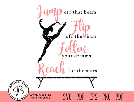 Gymnastics Svg Dance Svg Cheer Svg Quote Svg Positive Svg Etsy