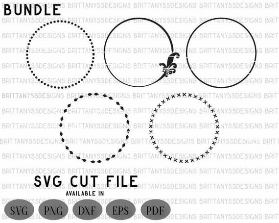 Download Svg Frames Svg Circles Svg Files For Cricut Silhouette Etsy SVG, PNG, EPS, DXF File
