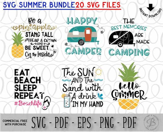 Download Summer Svg Bundle Summer Svg Summer Svg Files Svg Bundles Etsy PSD Mockup Templates