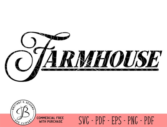 Farmhouse Svg Farm Sign Svg Farm Sign Cut Files Farm Dxf Etsy