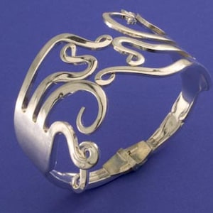 Double Curled Fork Bracelet