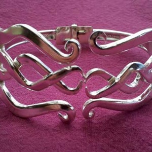 Celtic Double Curled Fork Bracelet