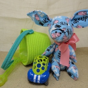 Jointed Pig Plush Pig Stuffed Pig Ragdoll Pig First Birthday Gift Pig Soft Toy Pig