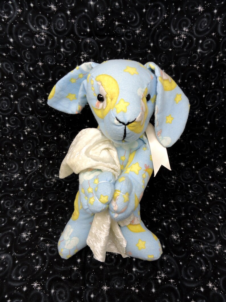 Stuffed Rabbit Plush Rabbit 10 Inch Rabbit Baby Gift Rabbit 1st ...