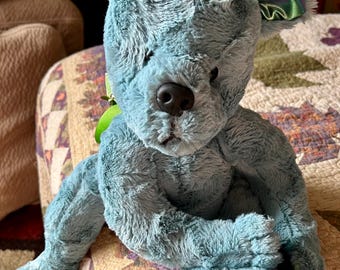 Jointed Teddy Bear, MistleToe Bear, Collectible Bear, Plush Bear