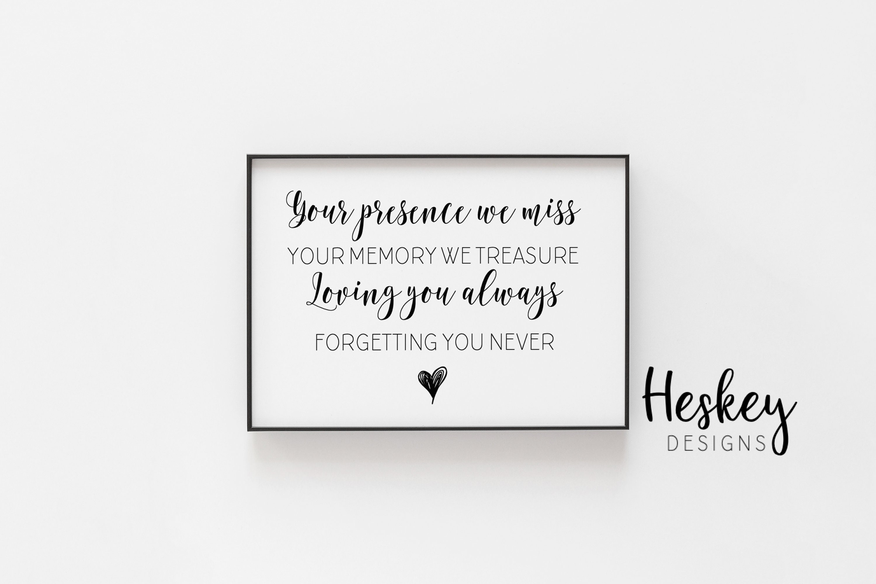 Remembrance of a Loved One Remembrance Gifts in Loving | Etsy