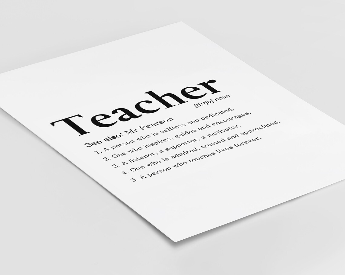 Teacher Gifts Teacher Personalised Teacher Gifts Christmas Etsy UK