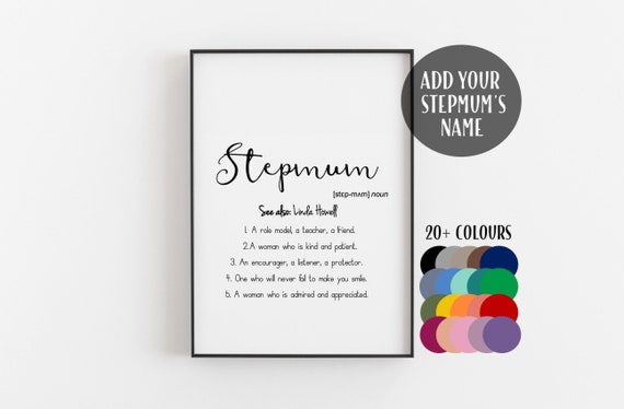 Step Mum Gift, Step Mother Gift, Step Mum Christmas Gifts, Stepmom