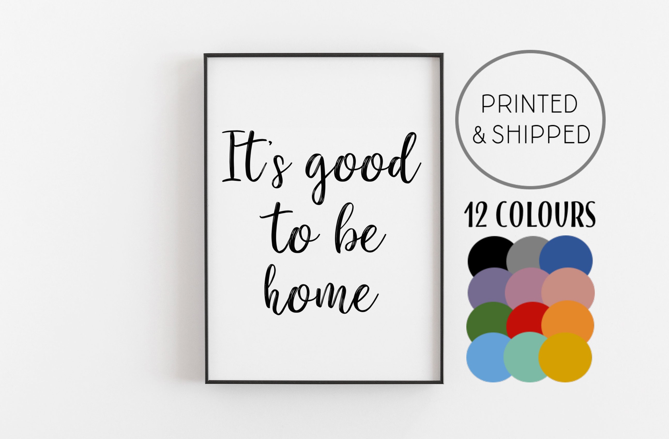It's Good to Be Home Its Good to Be Home Sign Its Good Etsy UK