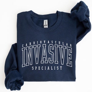 Cardiovascular Invasive Specialist Sweatshirt, CVIS Technologist, Cardiac Tech, Cardiology Doctor Nurse Cardiovascular Week, Unisex Crewneck