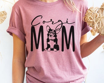Corgi Gifts | Corgi Mom | Welsh Corgi | Dog Mom | Fur Mama | Rescue Mom | Dog Mom Gift | Gifts For Mom | Gift For Her | Unisex Graphic Tee