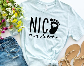 NICU Nurse Gift - Neonatal Intensive Care Unit - RN - Heart Shirt - Nurse Student Graduation - Nursing Shirt - Unisex Graphic Tee