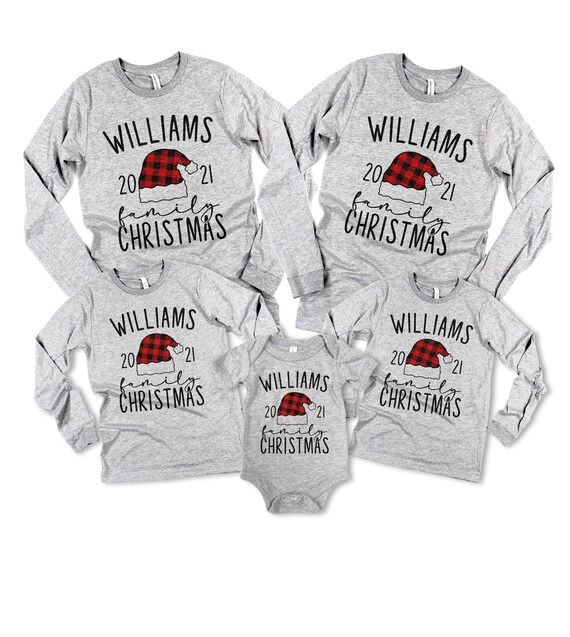 Custom Christmas Family Pajamas Red 