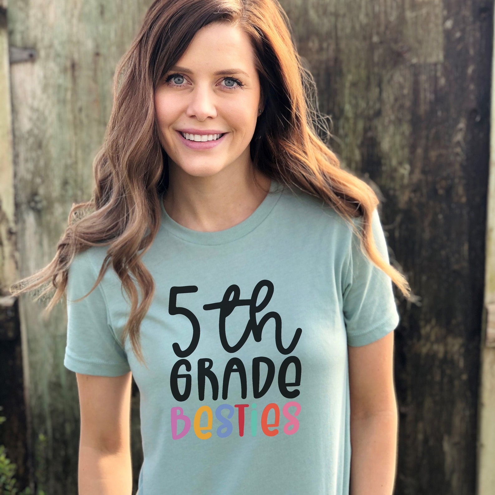 5th Grade Besties Fifth Grade Teacher Shirts Best Friend | Etsy