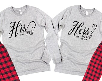 His and Hers Pajamas - Etsy