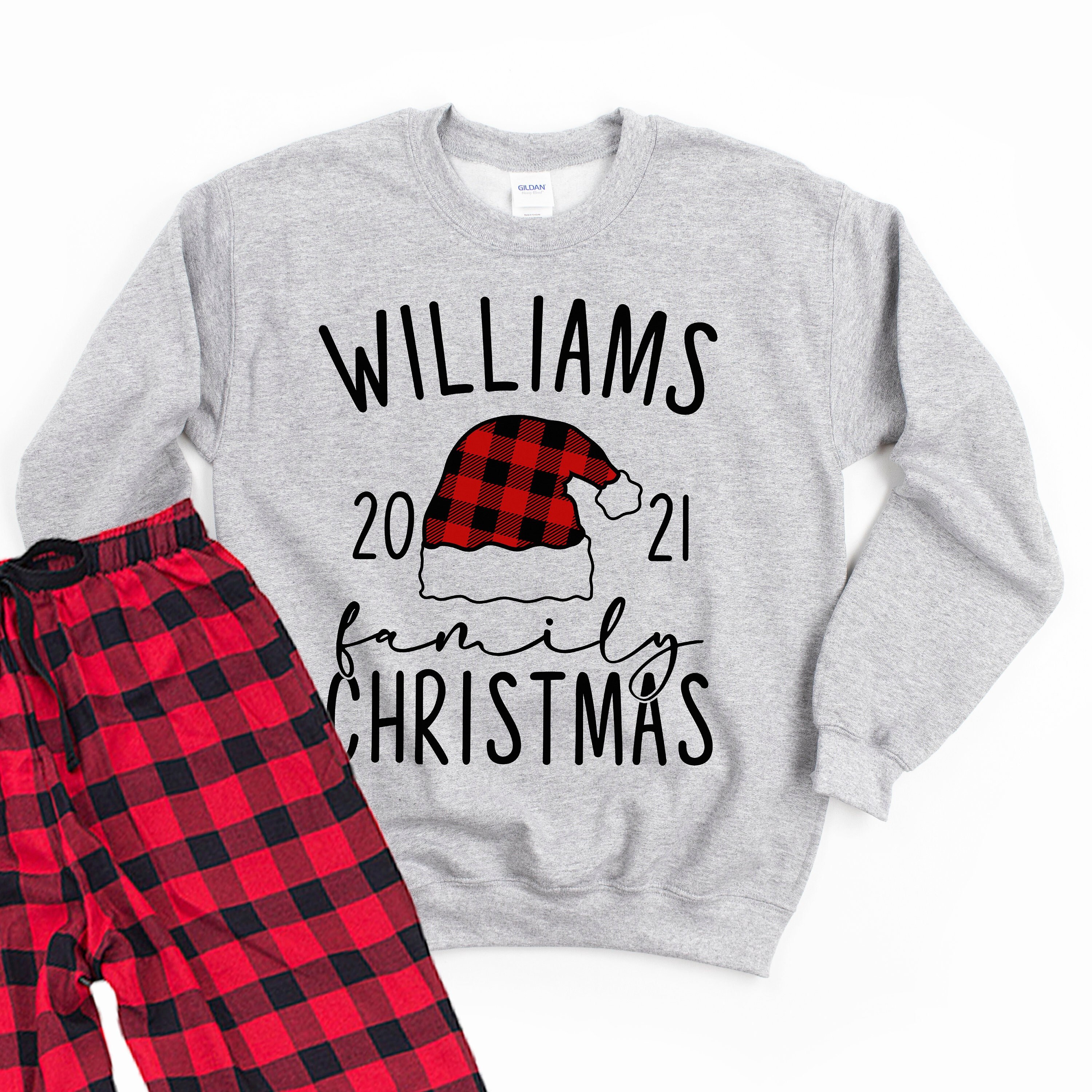 Buffalo Plaid Christmas Sweatshirt and 
