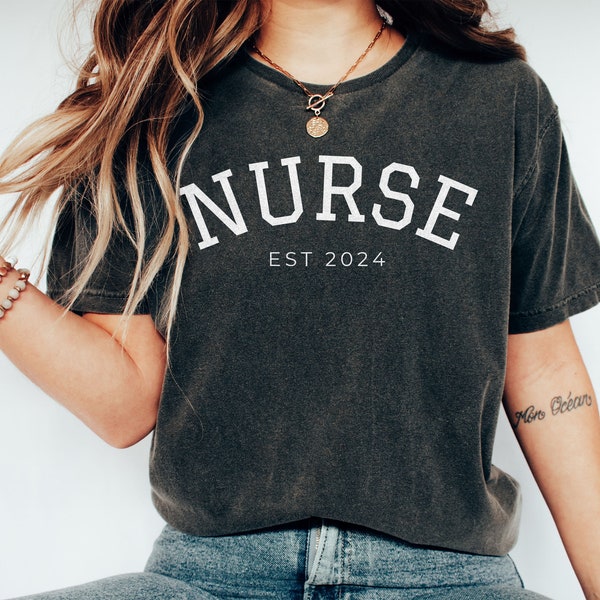 Nurse Est 2024 Sweatshirt Etsy