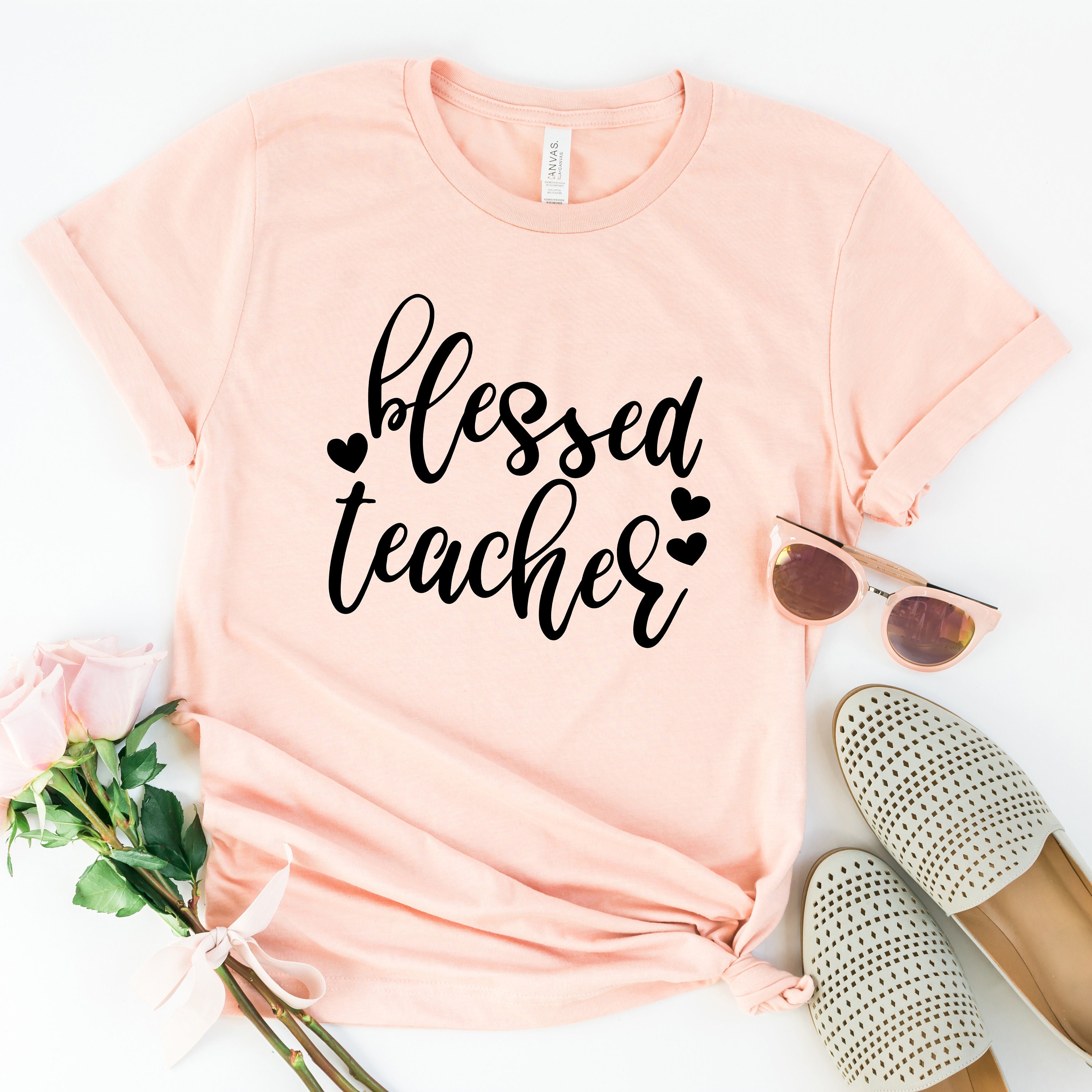 Christian Teacher Shirts Blessed Teacher Appreciation Week Etsy