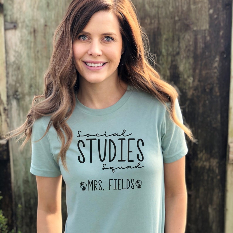 Social Studies Teacher Gift Social Studies Squad Etsy