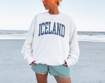 Iceland Sweatshirt, Travel Pullover, Destination Gift