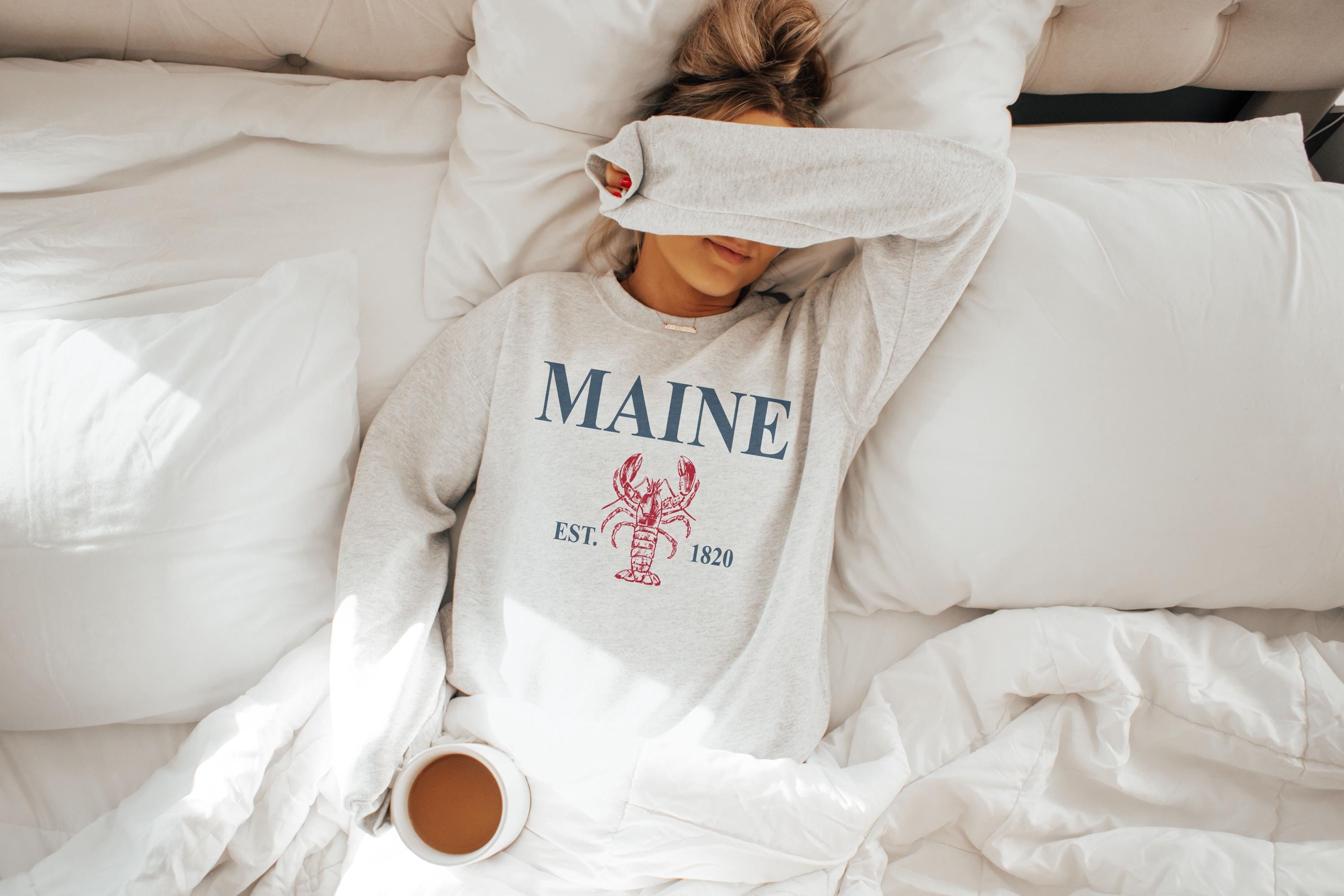 MAINE vintage スウェット Amazon.com: Maine Sweatshirt - Maine ME Pullover - Faded