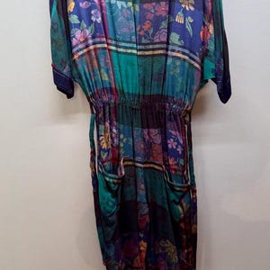 Vintage Floral Plaid Cropped Jumpsuit