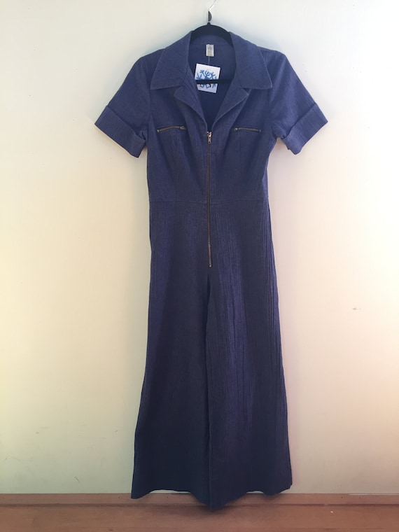 Blue 70's Jumpsuit
