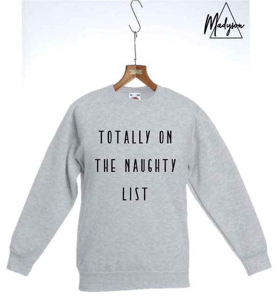 Kids Christmas jumper funny Christmas jumpers for kids Naughty list legend hoodie UK girls boys xmas Christmas shirt Christmas gift