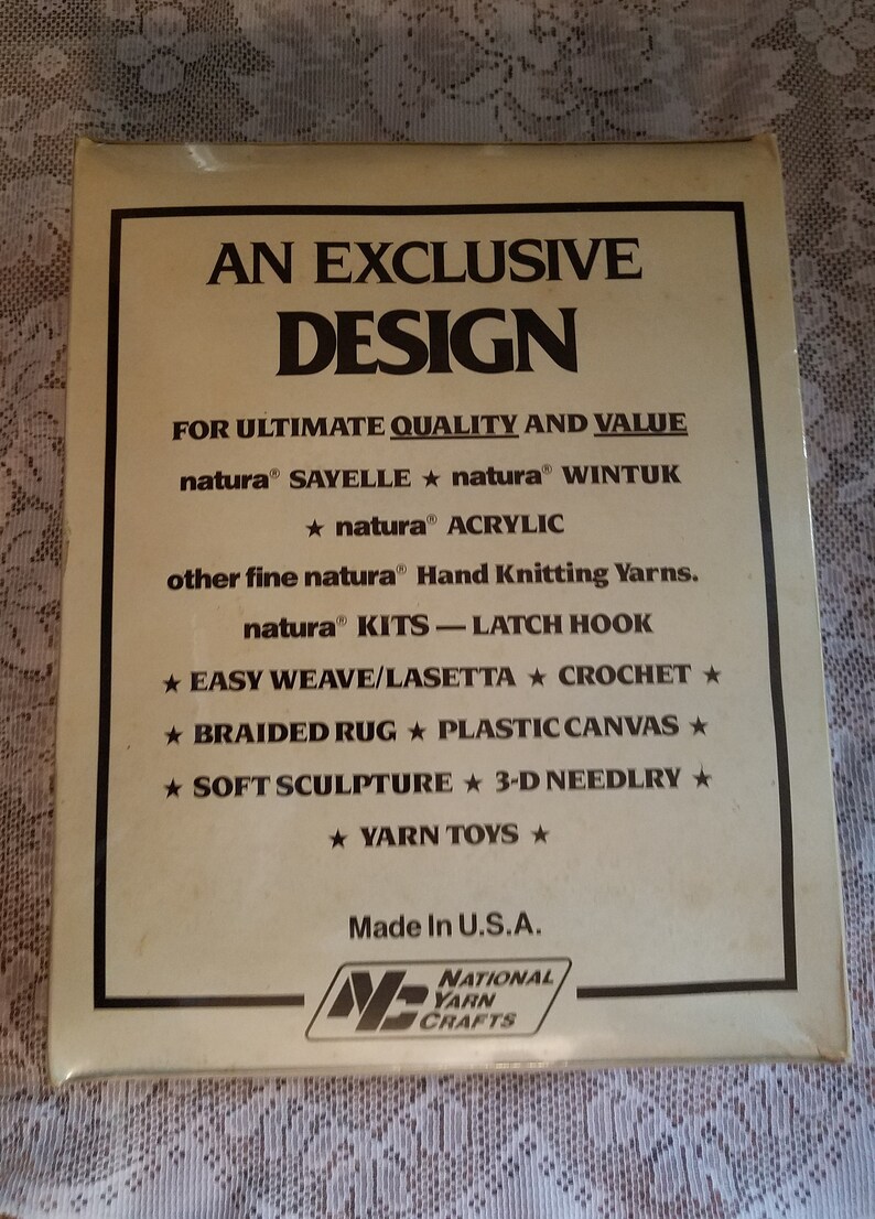 Yarn Bear Kit 12 H National Yarn Crafts Brown Barney Bear Craft Etsy