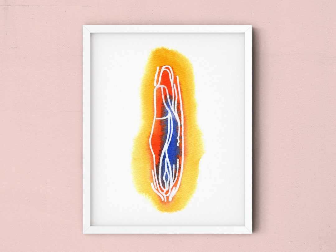 Vulva Art Print, Yoni Art, Gift for Feminist, Body Positivity, Female ...