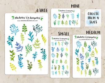 watercolor stickers etsy