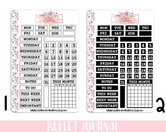 Bullet Journal Stickers, Planner Stickers, Bujo Stickers, Bullet Journal Stickers, Decorative Stickers, Bujo Planner Stickers, Junk Journal