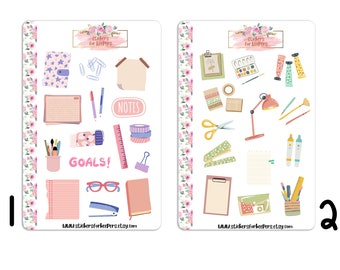 Planner Girl Stickers, Planner Supplies Stickers, Bullet Journal Stickers, Girls Stickers, Decorative Stickers, Planner Stickers, Planners