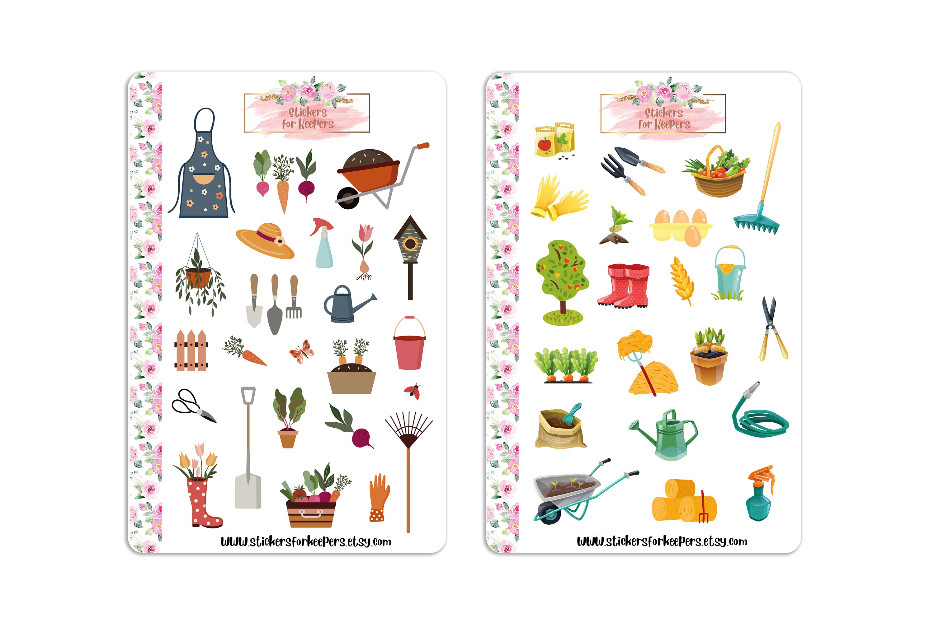 Pegatinas de jardinería pegatinas de jardín pegatinas de | Etsy