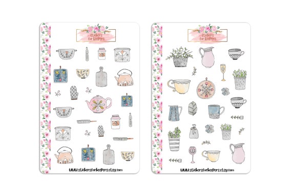kitchen stickers vintage stickers house stickers bullet etsy india