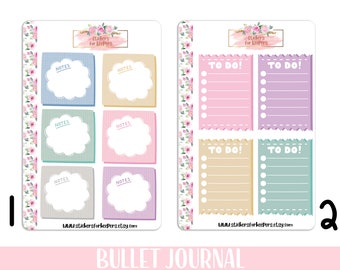 Bullet Journal Stickers, Planner Stickers, Bujo Stickers, Bullet Journal Stickers, Decorative Stickers, Bujo Planner Stickers, Junk Journal