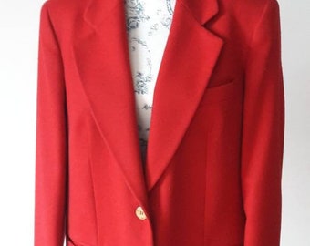 Laura Biagiotti Wool Jacket: Italian Made Preppy Outfit