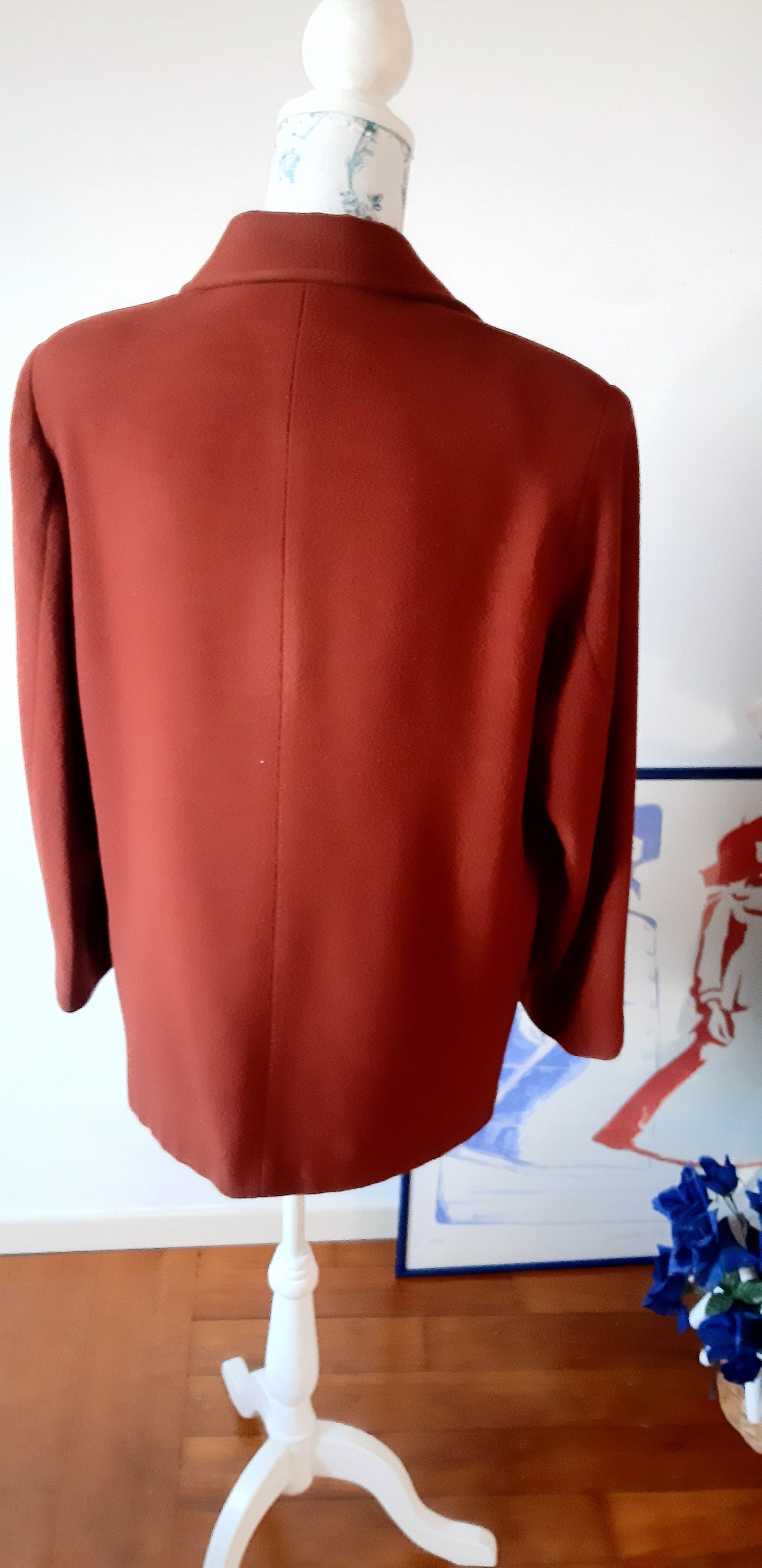 Laura Biagiotti Wool Jacket: Italian Made Preppy Outfit