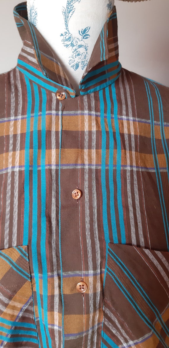 Made in Italy 80s by Sisley men's shirt, western … - image 3