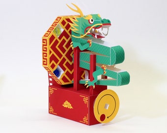 Dragon Ball — Automata, Paper Craft, Marble Machine, Instant Download, PDF, DIY