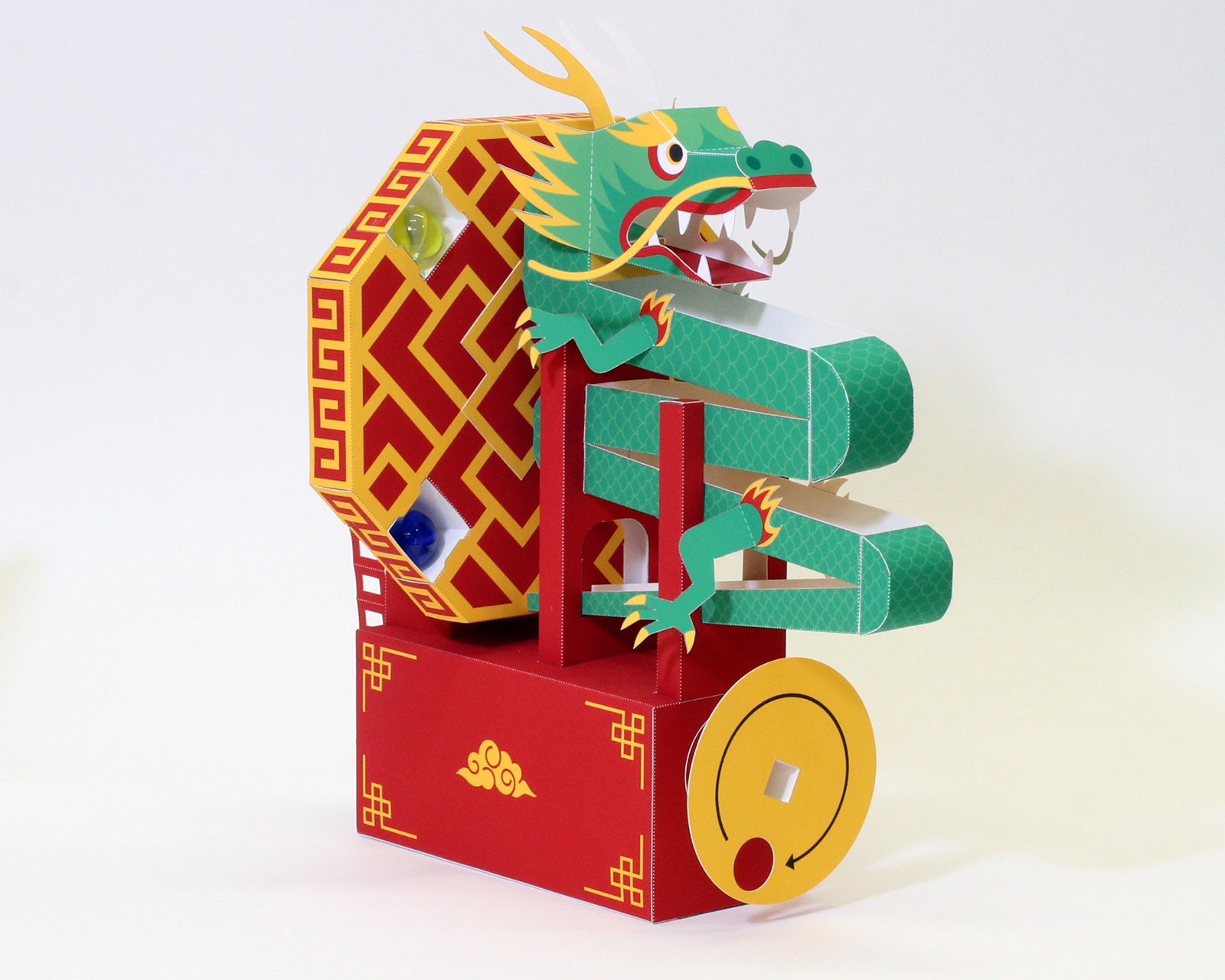 Gezamenlijke selectie Reizende handelaar Reis Dragon Ball Automata Paper Craft Marble Machine Instant - Etsy