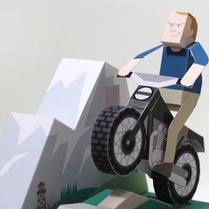 The Great Escape — Automata, Paper Craft, Instant Download, PDF, DIY image 4